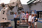 Children at Astronomical Observatory