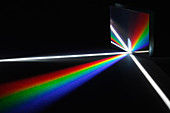 White Light Dispersed by a Diffraction Gr
