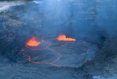 Lava Lake,Kilauea Volcano,Hawaii
