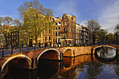 Canals of Amsterdam at Dusk