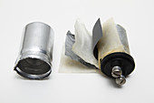 Disassembled Electrolytic Capacitor,1 of