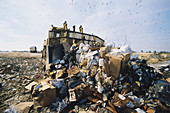 Spreading Waste in Landfill