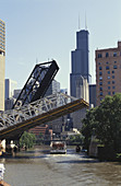Raised Bridge,Chicago,USA