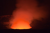 Halema'uma'u Crater erupting,Hawaii,USA