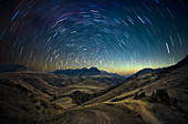 Imnaha River Canyon and Star Trails