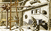 17th Century Stone-Cutting Process