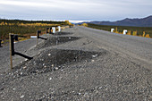 Permafrost solution for highway surface
