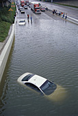 Flooded Streets of Houston,Texas
