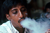 Hashish Smoker,India