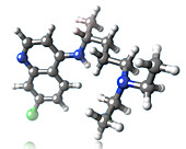 Chloroquine Molecular Model
