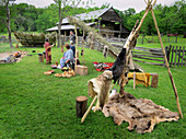 Yuchi Tribe Re-enactment Camp