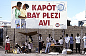 AIDS Prevention Billboard,Haiti,1994