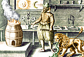 Alchemical Workshop,17th Century