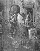Warehousing in the City by Gustave Dore