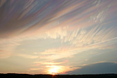 Time-Lapse Clouds at Sunset