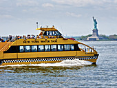 New York Water Taxi and Statue of Liberty