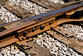 Rusty Train Track Joint