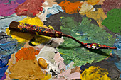 Artist Palette with Paint Knife