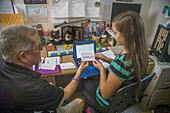 Dyslexia Test Specialist with Student