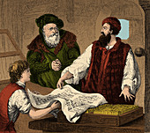 Johannes Gutenberg,German Inventor