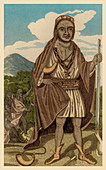 Metacomet of Pokanoket,Wampanoag Chief