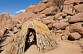 Damara Tribe Hut in Village,Namibia