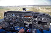 Cockpit View of Landing