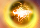 Yellow Atom,illustration