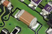 Electronics Board with Lead Solder