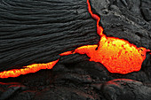 Pahoehoe Lava,Kilauea Volcano,Hawaii