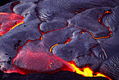 Pahoehoe Lava,Kilauea Volcano,Hawaii