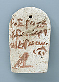Egyptian Mummy Label,Demotic Inscription