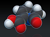 Carbapenem Molecular Model,illustration