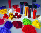 Brightly Coloured Pigments