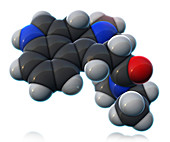 LSD Molecular Model,illustration
