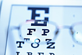 Myopic Spectacles and Snellen Eye Chart