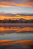 Sunrise and Fog,Lake Cassidy