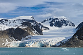 Glacier in Svalbard Archipelago