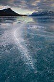 Ice Pattern on Frozen Abraham Lake