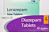 Diazepam and Lorazepam drugs