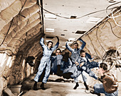 Astronauts Experiencing Weightlessness