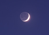 Moon with Earthshine,May 31,2014