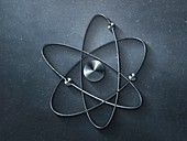 Metallic atom on concrete