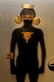 Golden Pre-Columbian figure