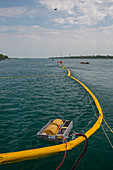 US coast guard oil spill training