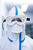 Drug manufacturing protective clothing