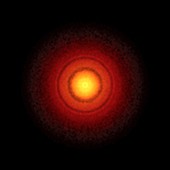 TW Hydrae protoplanetary disc,ALMA image