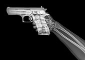 Handgun under x-ray