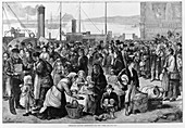 Irish-American immigration,1870s