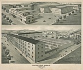 Dye and cleaning factory,Maryland,1900s